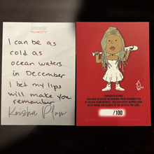 Load image into Gallery viewer, Keisha Plum Original Poem Rapper Card
