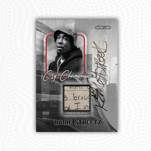 Load image into Gallery viewer, Rome Streetz "Cry Champagne" Autographed Rhymebook Rapper Card