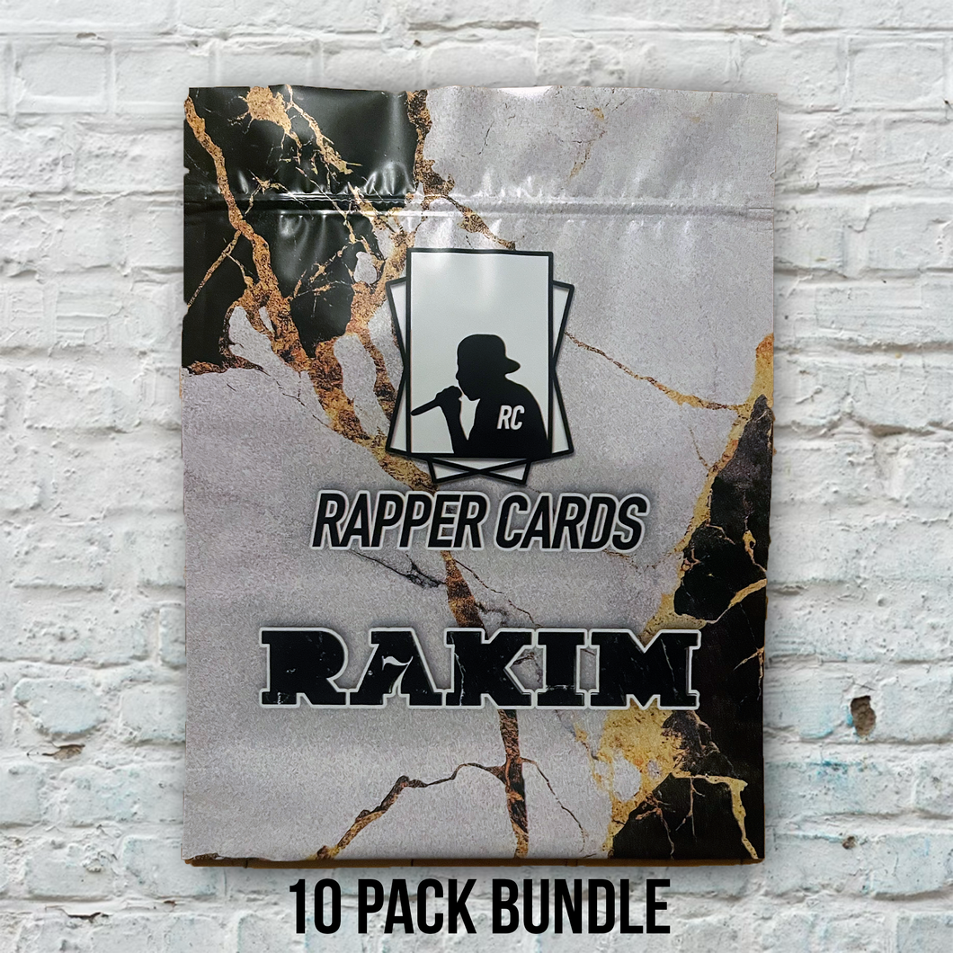 Official 2024 Rakim God MC 5 Card Set - 10 Pack Bundle