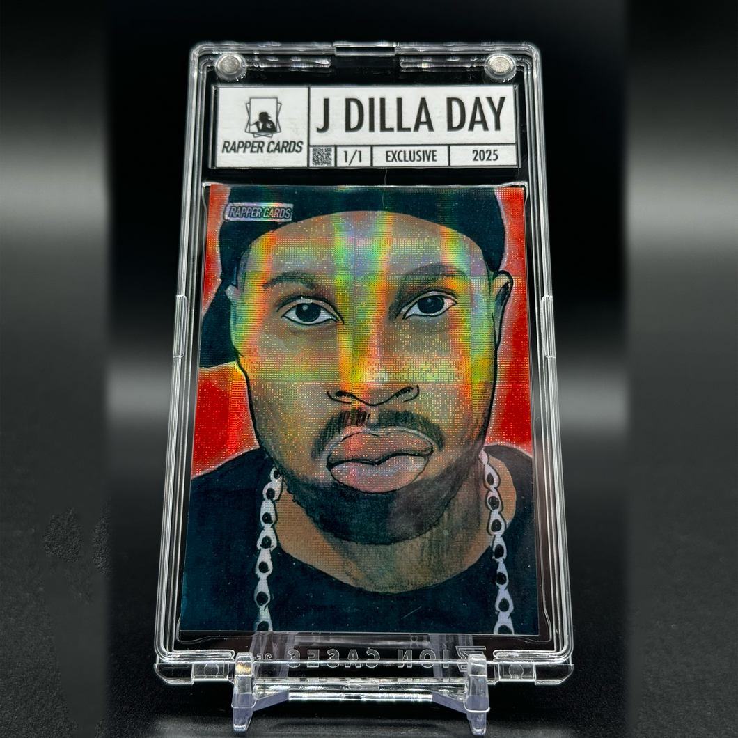 1/1 J Dilla 2025 Dilla Day Official Rapper Card #5 (Trading Card)