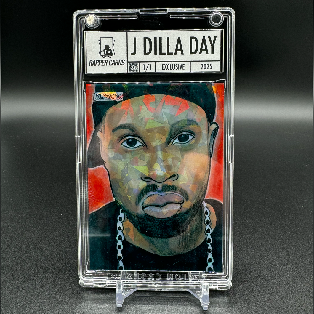 1/1 J Dilla 2025 Dilla Day Official Rapper Card #7 (Trading Card)