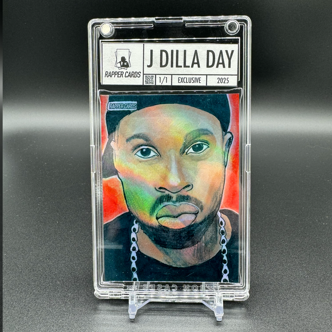 1/1 J Dilla 2025 Dilla Day Official Rapper Card #8 (Trading Card)