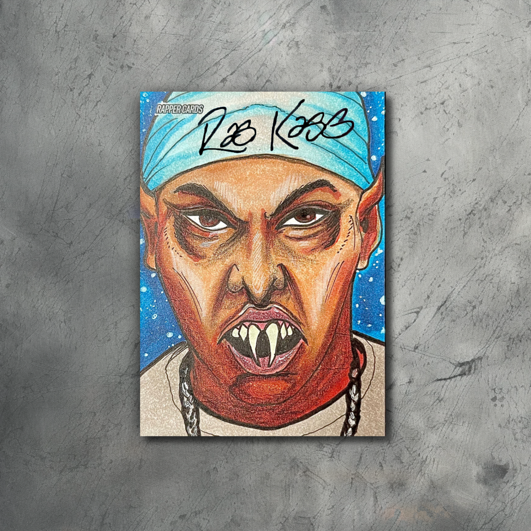 Ras Kass Halloween Autographed Rapper Card