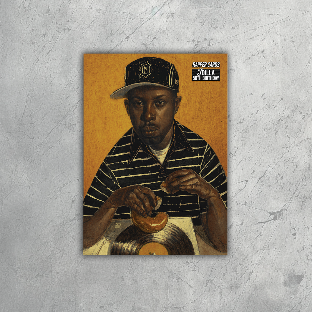 J Dilla 50th Birthday Rapper Card - Nate Sweitzer