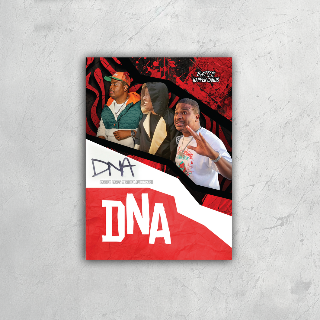 DNA Autographed Rapper Card