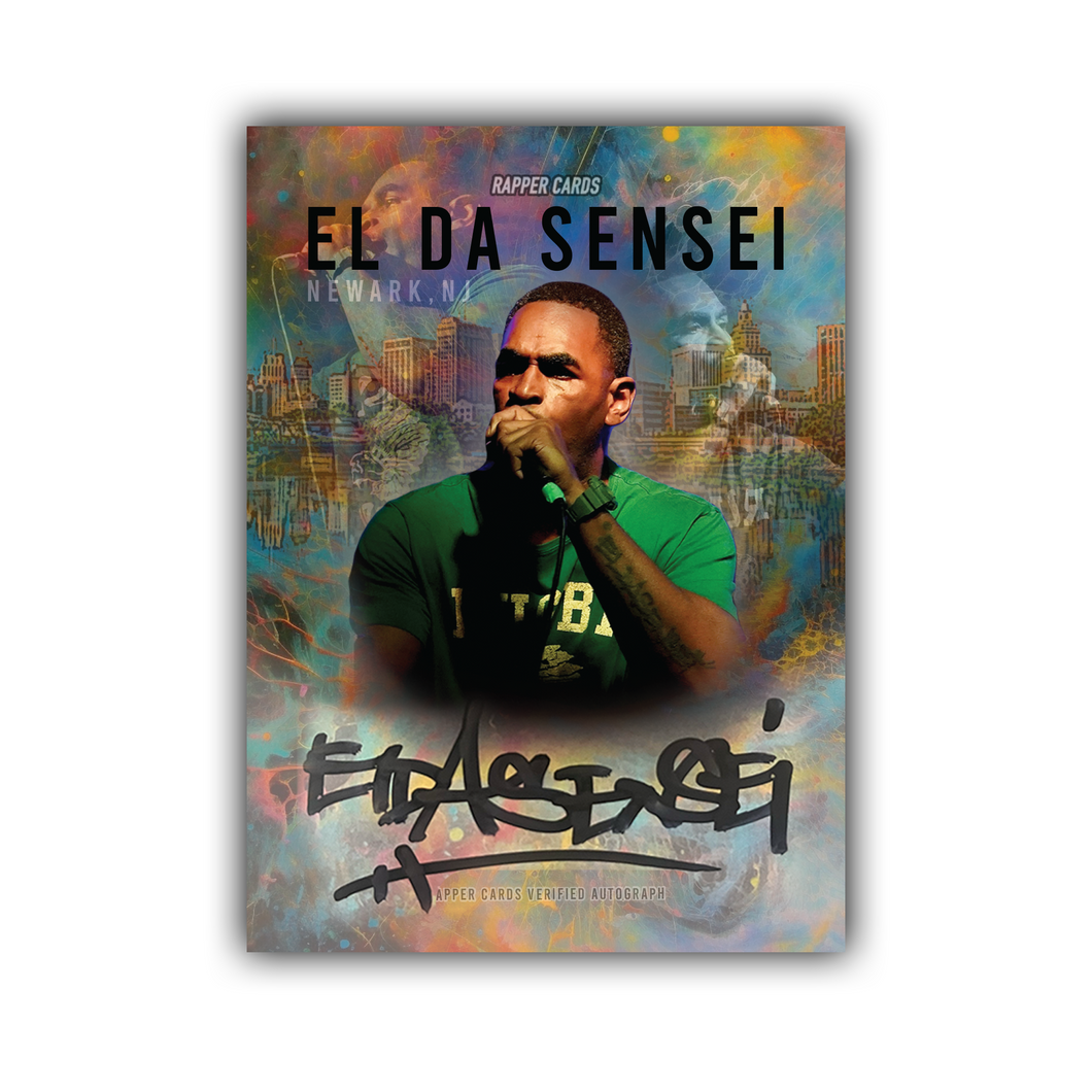 El Da Sensei Autographed Rapper Card