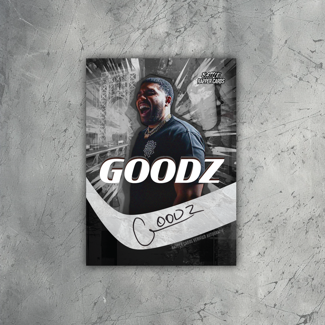 Goodz Autographed Rapper Card (Trading Card)