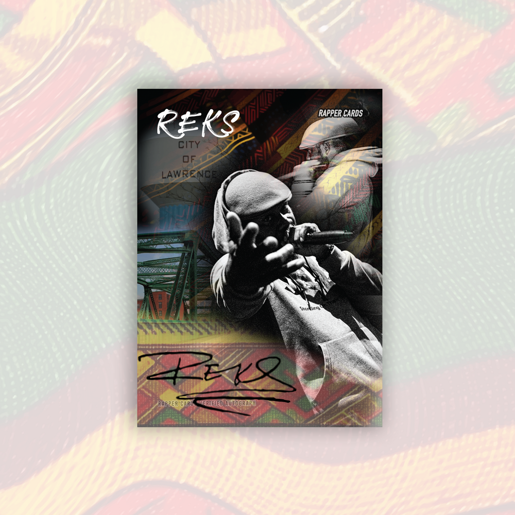 REKS Autographed Rapper Card