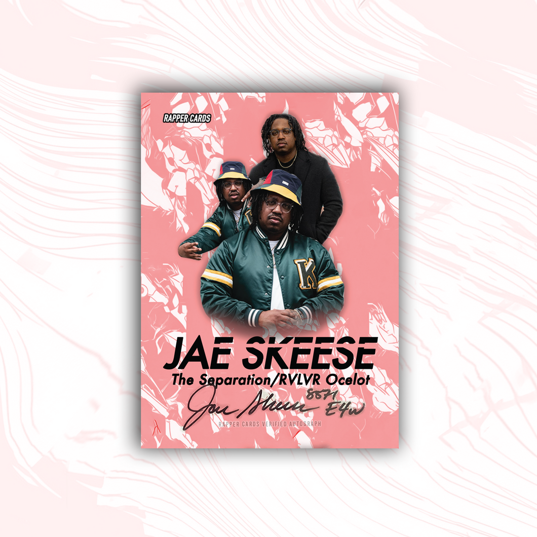 Jae Skeese Autographed Rapper Card