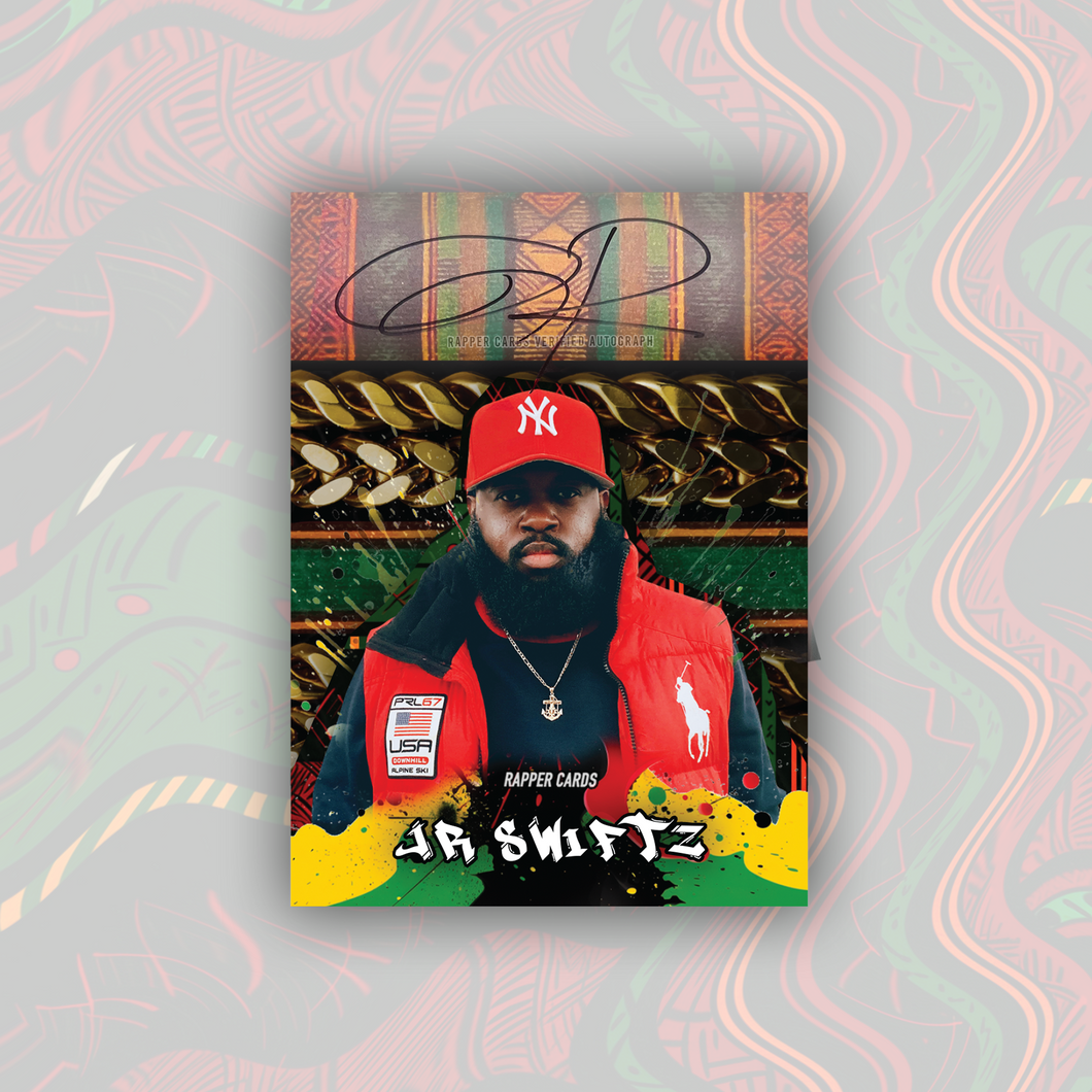 JR Swiftz Autographed Rapper Card