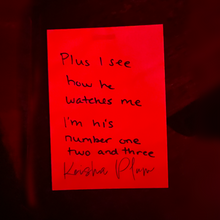 Load image into Gallery viewer, Keisha Plum Original Poem Rapper Card
