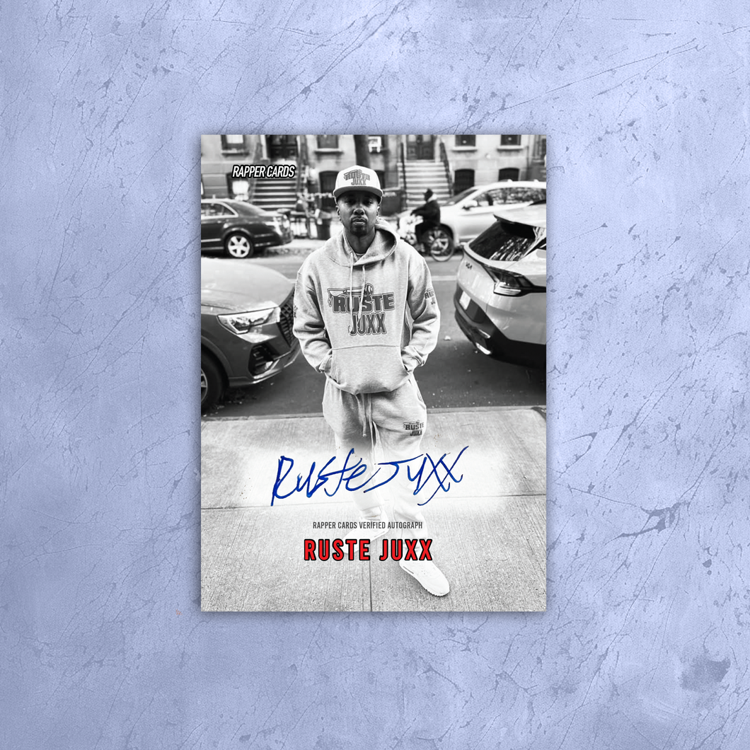Ruste Juxx Autographed Rapper Card