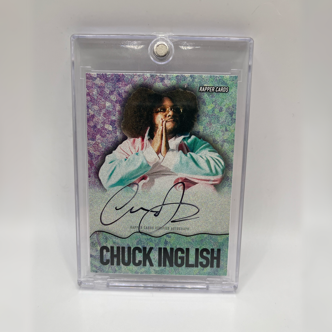 Chuck Inglish Autographed Rapper Card