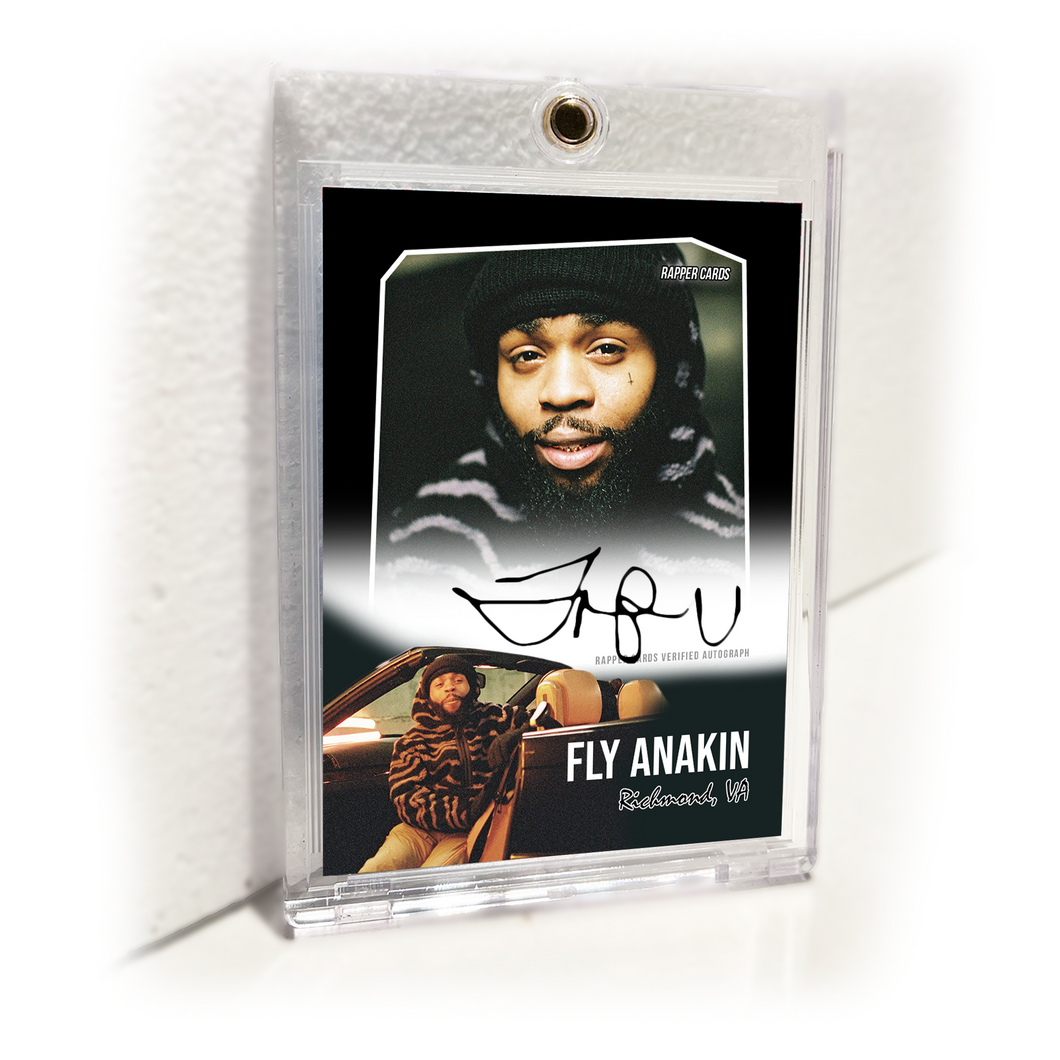 Fly Anakin Autographed Rapper Card