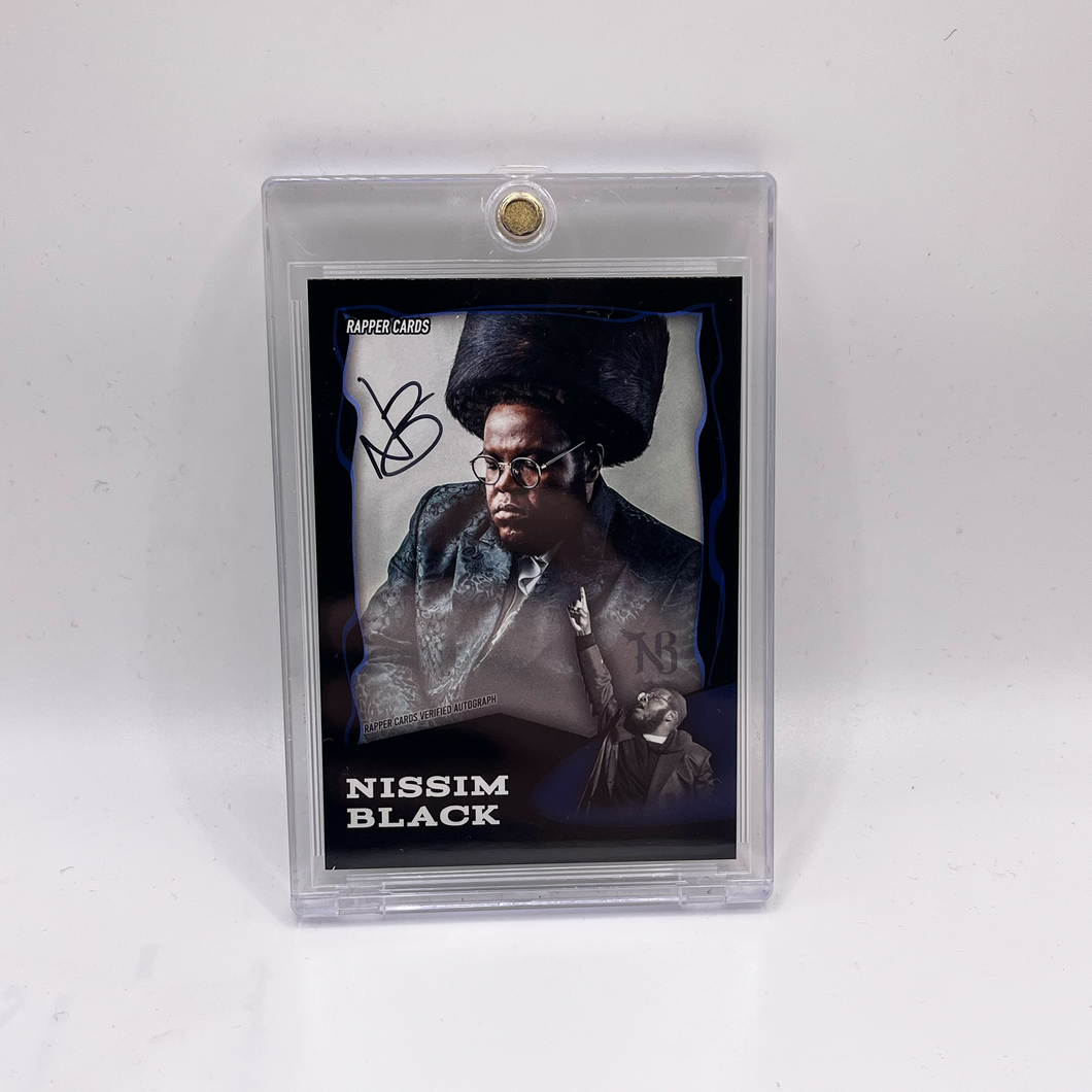 Nissim Black Autographed Rapper Card