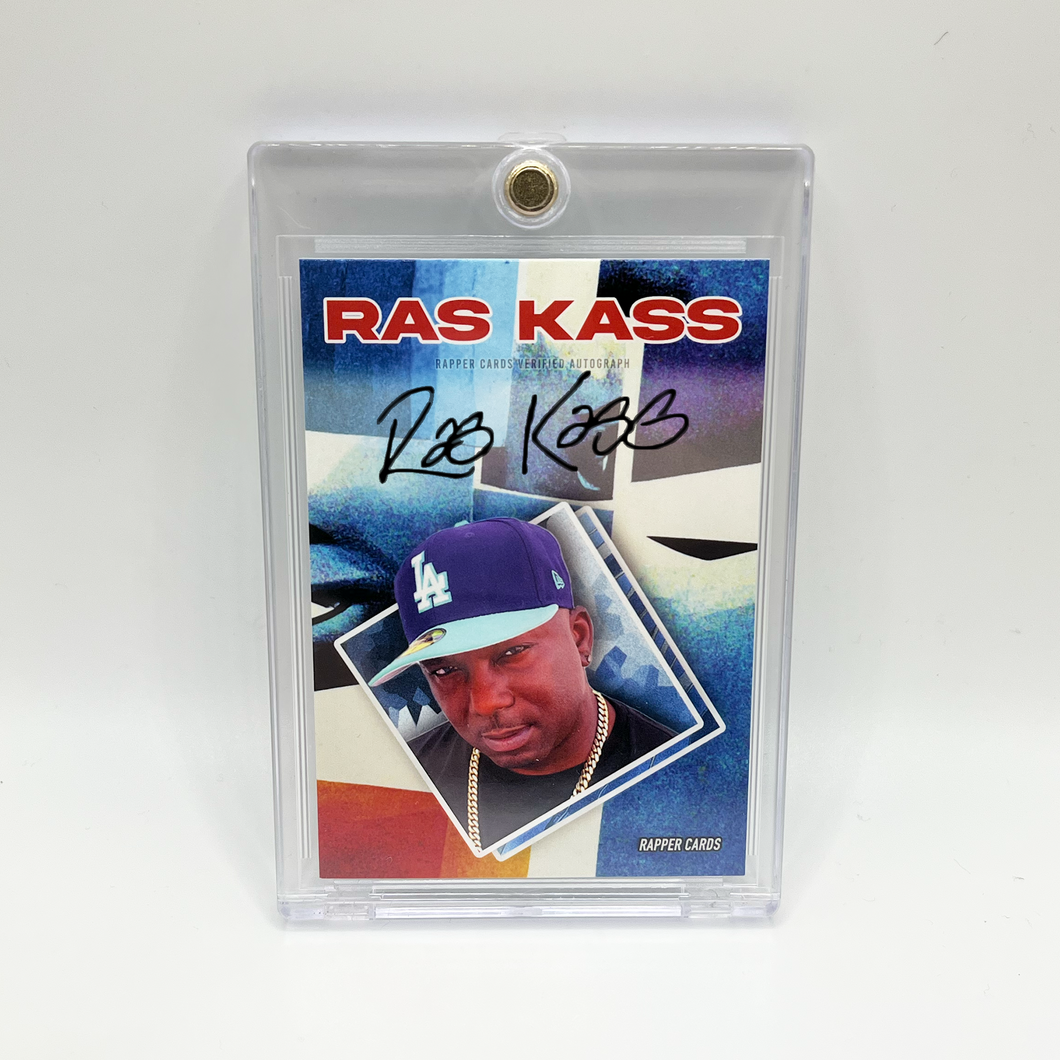 Ras Kass Autographed Rapper Card