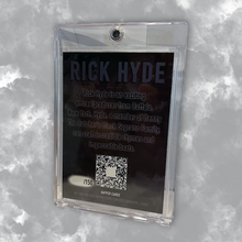 Load image into Gallery viewer, Rick Hyde Autographed Rapper Card
