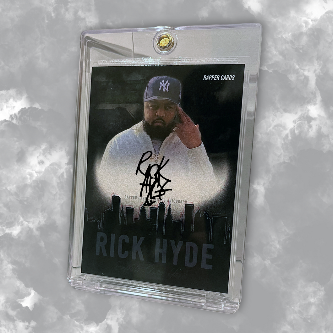 Rick Hyde Autographed Rapper Card