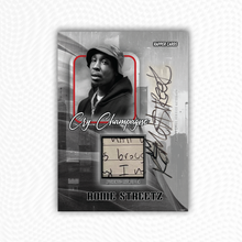 Load image into Gallery viewer, Rome Streetz &quot;Cry Champagne&quot; Autographed Rhymebook Rapper Card
